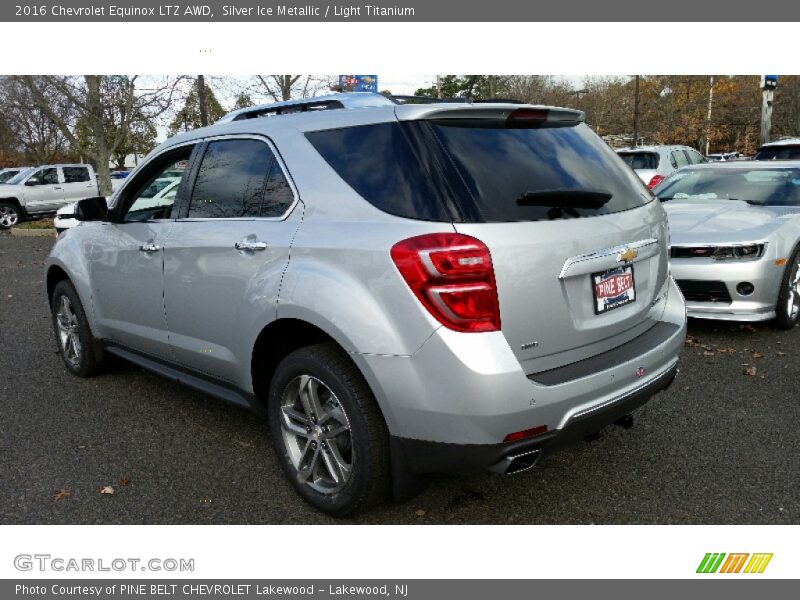 Silver Ice Metallic / Light Titanium 2016 Chevrolet Equinox LTZ AWD