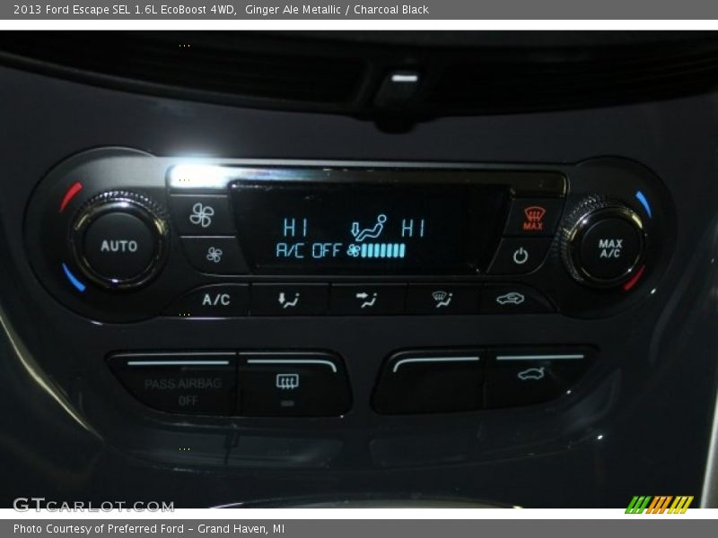 Ginger Ale Metallic / Charcoal Black 2013 Ford Escape SEL 1.6L EcoBoost 4WD