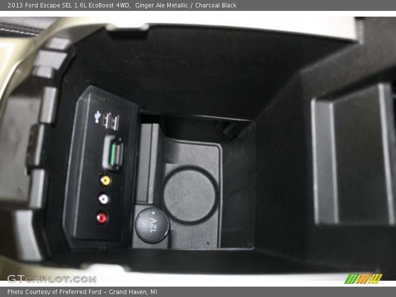 Ginger Ale Metallic / Charcoal Black 2013 Ford Escape SEL 1.6L EcoBoost 4WD