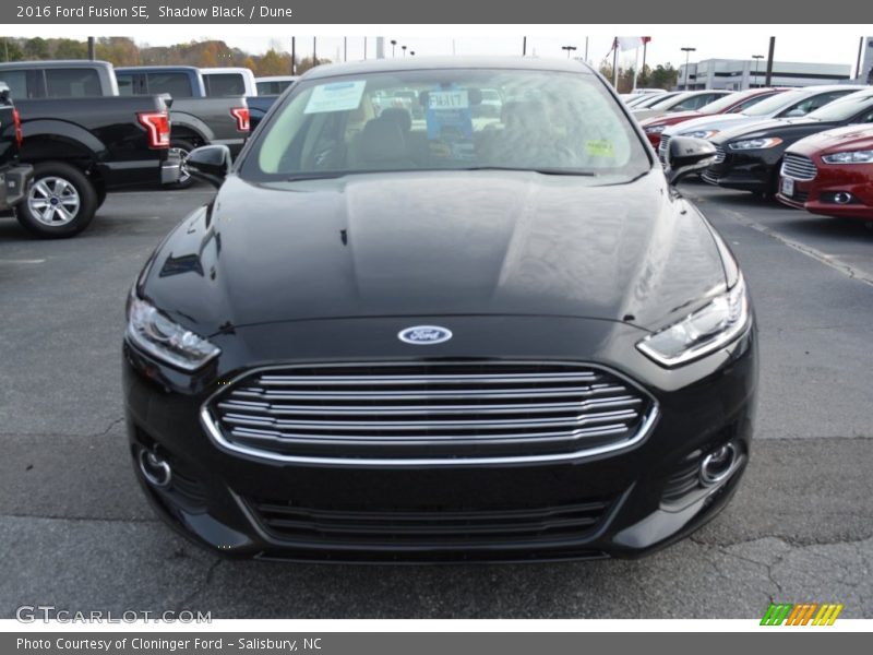 Shadow Black / Dune 2016 Ford Fusion SE