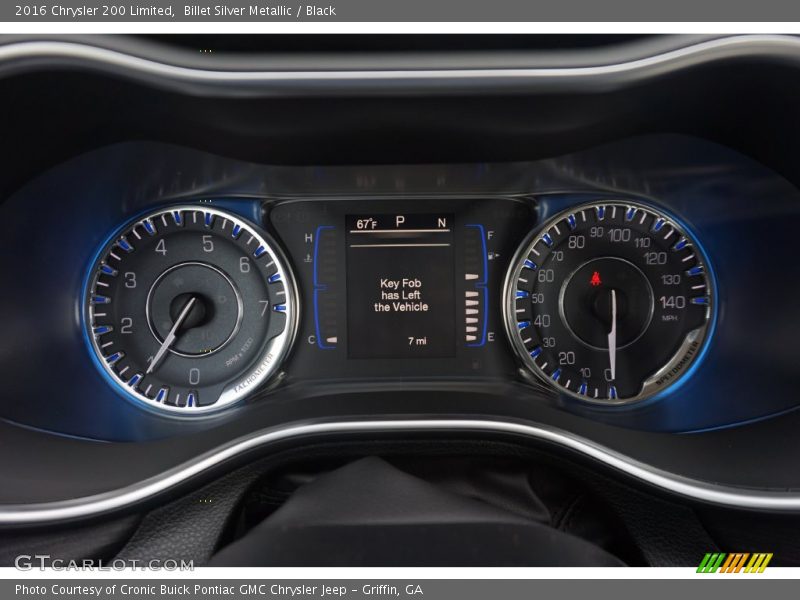 Billet Silver Metallic / Black 2016 Chrysler 200 Limited