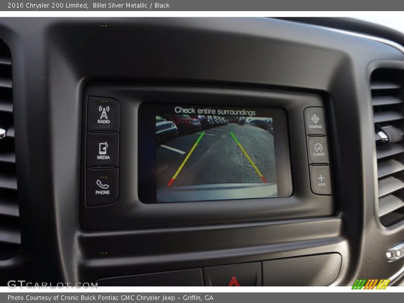 Billet Silver Metallic / Black 2016 Chrysler 200 Limited