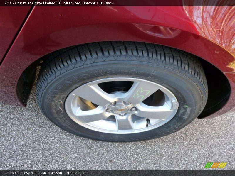 Siren Red Tintcoat / Jet Black 2016 Chevrolet Cruze Limited LT