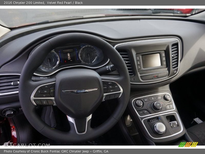 Velvet Red Pearl / Black 2016 Chrysler 200 Limited