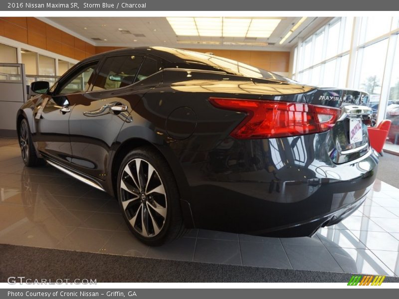 Storm Blue / Charcoal 2016 Nissan Maxima SR