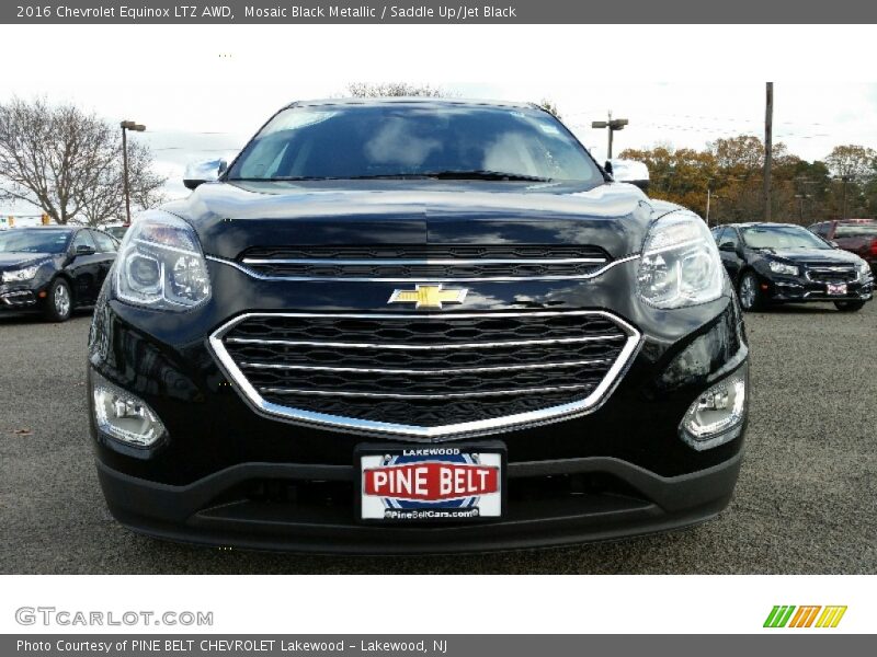 Mosaic Black Metallic / Saddle Up/Jet Black 2016 Chevrolet Equinox LTZ AWD