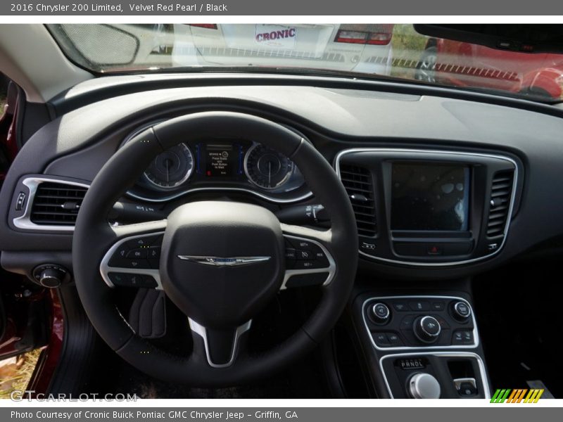 Velvet Red Pearl / Black 2016 Chrysler 200 Limited