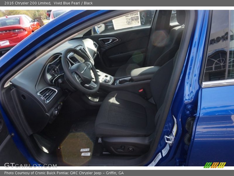 Vivid Blue Pearl / Black 2016 Chrysler 200 Limited