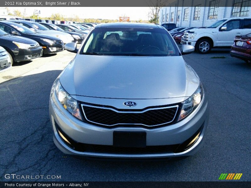 Bright Silver / Black 2012 Kia Optima SX
