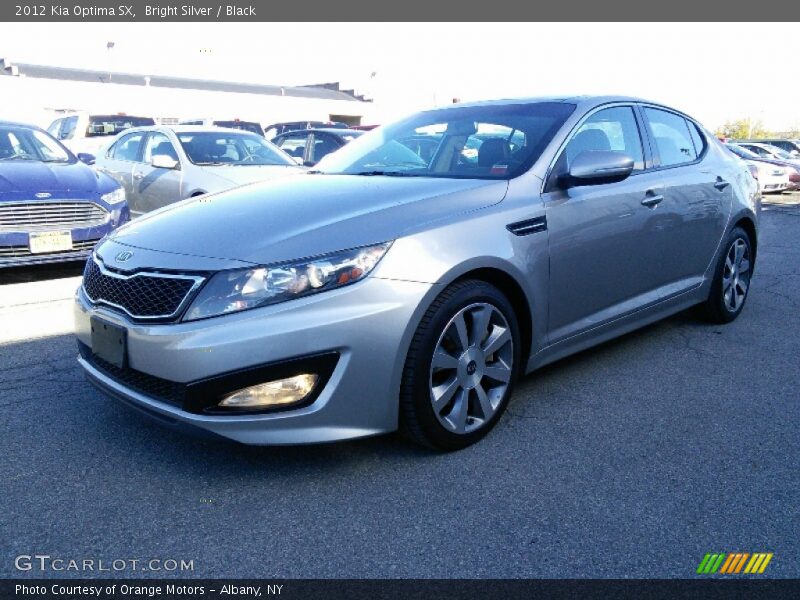 Bright Silver / Black 2012 Kia Optima SX