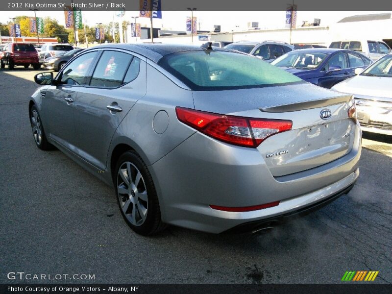 Bright Silver / Black 2012 Kia Optima SX
