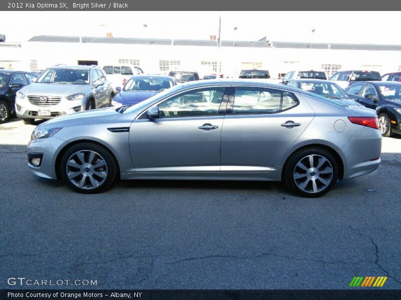 Bright Silver / Black 2012 Kia Optima SX