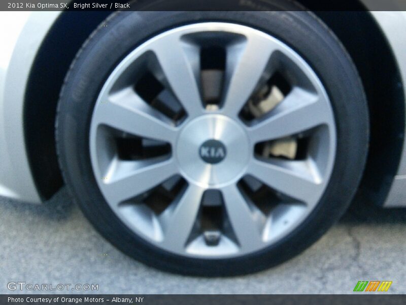 Bright Silver / Black 2012 Kia Optima SX