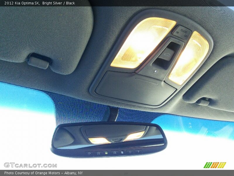Bright Silver / Black 2012 Kia Optima SX