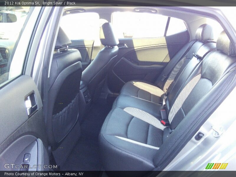 Bright Silver / Black 2012 Kia Optima SX