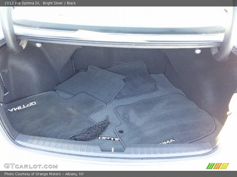 Bright Silver / Black 2012 Kia Optima SX