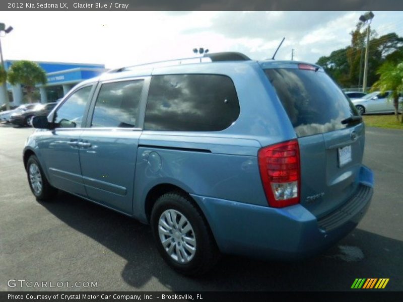Glacier Blue / Gray 2012 Kia Sedona LX