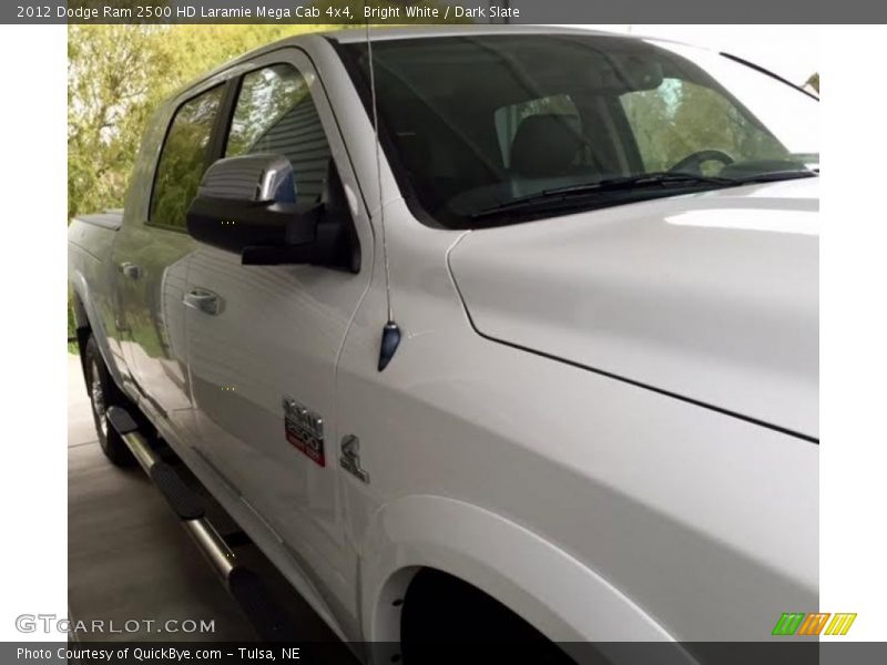 Bright White / Dark Slate 2012 Dodge Ram 2500 HD Laramie Mega Cab 4x4