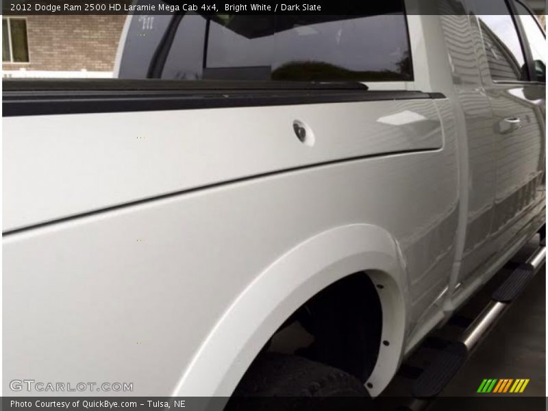 Bright White / Dark Slate 2012 Dodge Ram 2500 HD Laramie Mega Cab 4x4