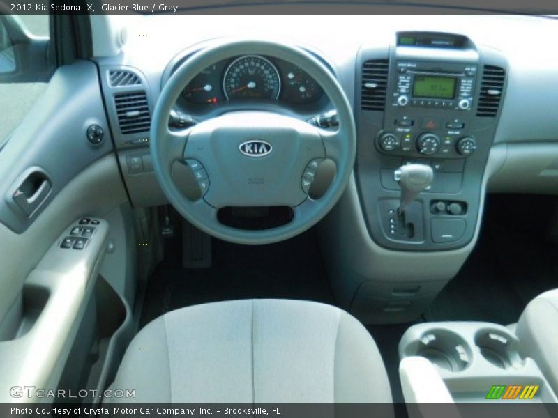 Glacier Blue / Gray 2012 Kia Sedona LX