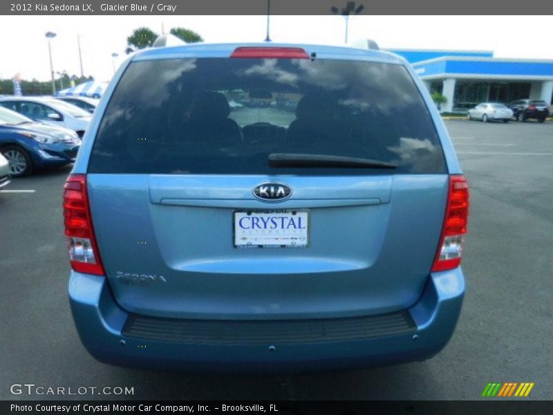 Glacier Blue / Gray 2012 Kia Sedona LX
