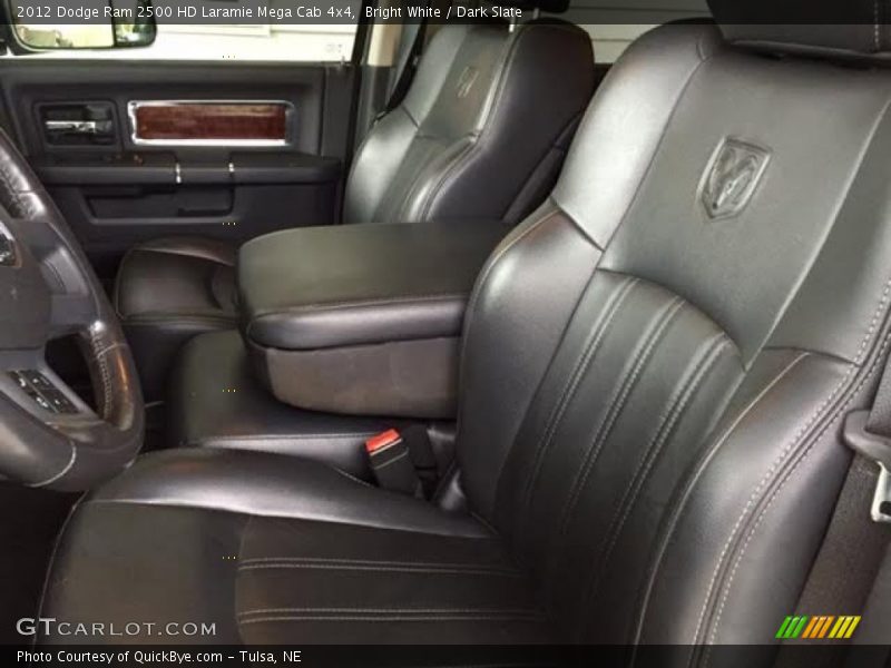 Bright White / Dark Slate 2012 Dodge Ram 2500 HD Laramie Mega Cab 4x4
