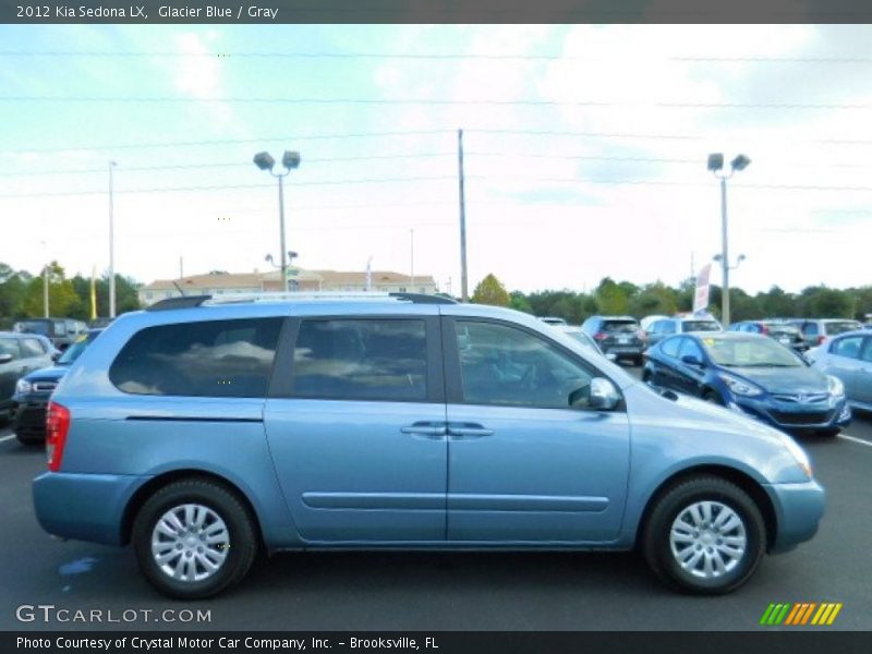 Glacier Blue / Gray 2012 Kia Sedona LX