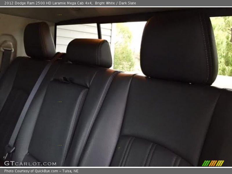 Bright White / Dark Slate 2012 Dodge Ram 2500 HD Laramie Mega Cab 4x4