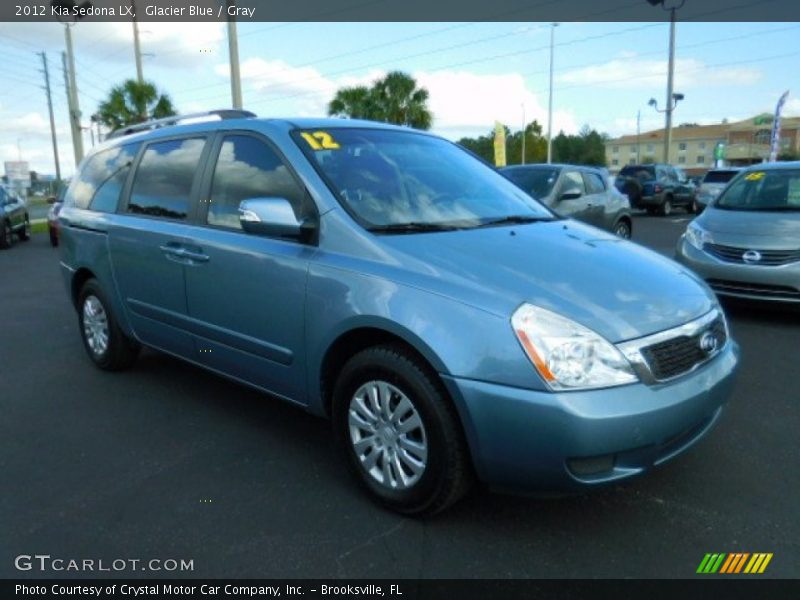 Glacier Blue / Gray 2012 Kia Sedona LX