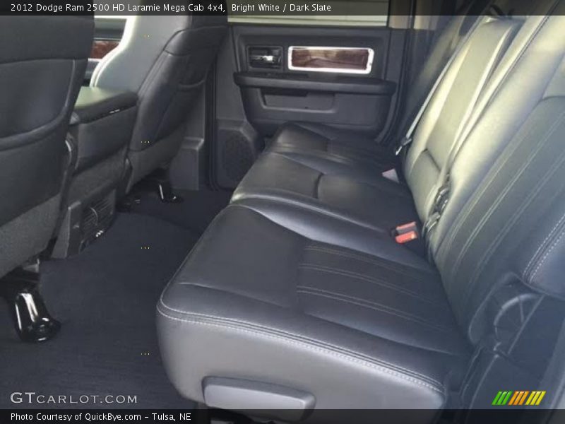 Bright White / Dark Slate 2012 Dodge Ram 2500 HD Laramie Mega Cab 4x4