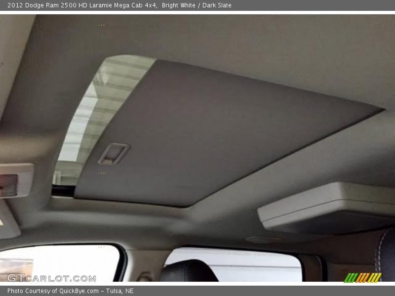 Bright White / Dark Slate 2012 Dodge Ram 2500 HD Laramie Mega Cab 4x4