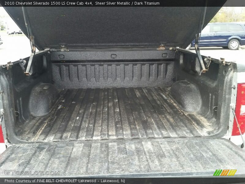 Sheer Silver Metallic / Dark Titanium 2010 Chevrolet Silverado 1500 LS Crew Cab 4x4