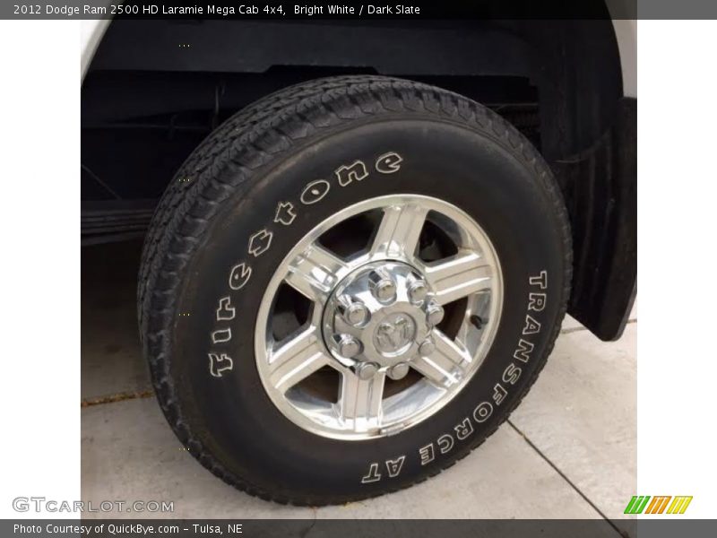 Bright White / Dark Slate 2012 Dodge Ram 2500 HD Laramie Mega Cab 4x4