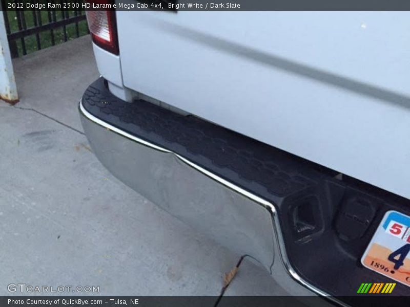 Bright White / Dark Slate 2012 Dodge Ram 2500 HD Laramie Mega Cab 4x4