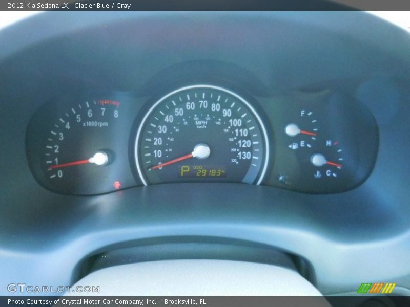 Glacier Blue / Gray 2012 Kia Sedona LX