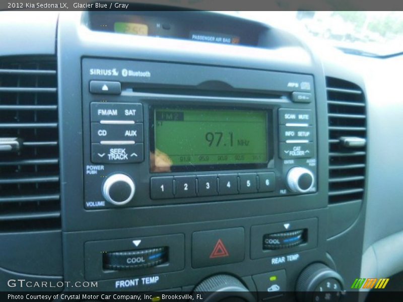 Glacier Blue / Gray 2012 Kia Sedona LX