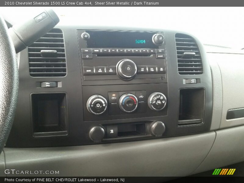 Sheer Silver Metallic / Dark Titanium 2010 Chevrolet Silverado 1500 LS Crew Cab 4x4