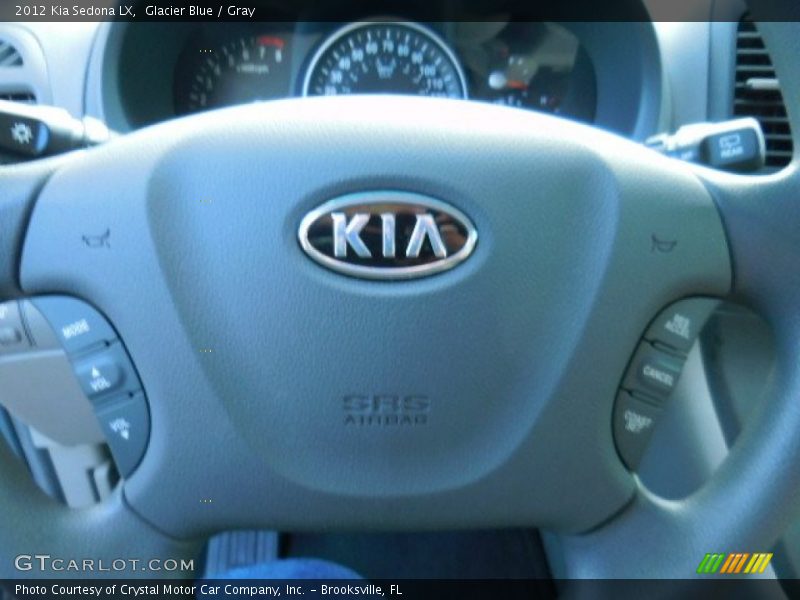 Glacier Blue / Gray 2012 Kia Sedona LX