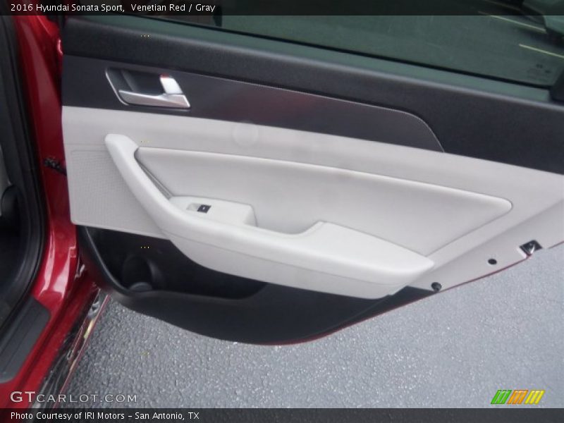 Venetian Red / Gray 2016 Hyundai Sonata Sport