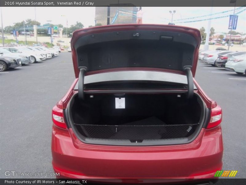 Venetian Red / Gray 2016 Hyundai Sonata Sport
