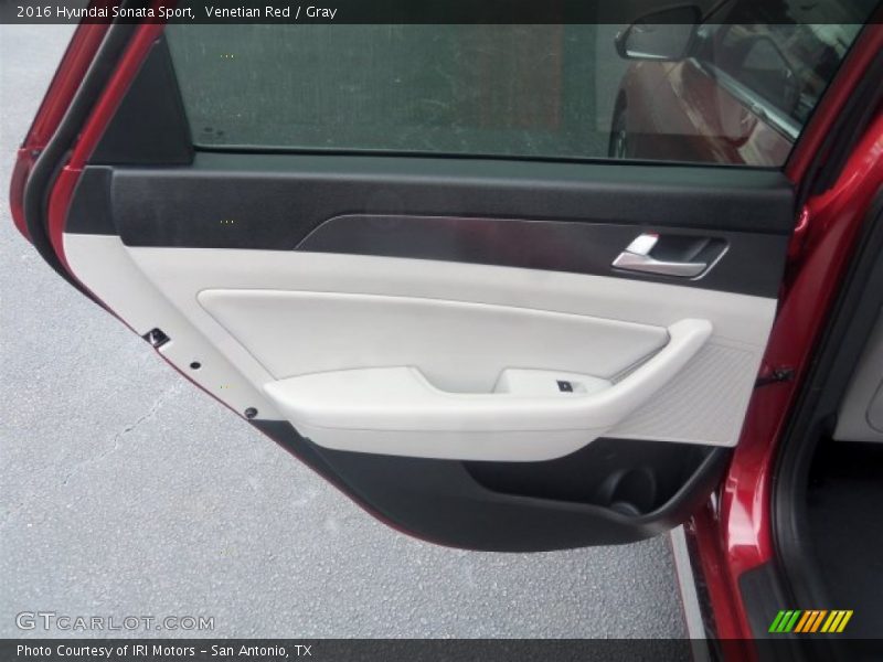 Venetian Red / Gray 2016 Hyundai Sonata Sport