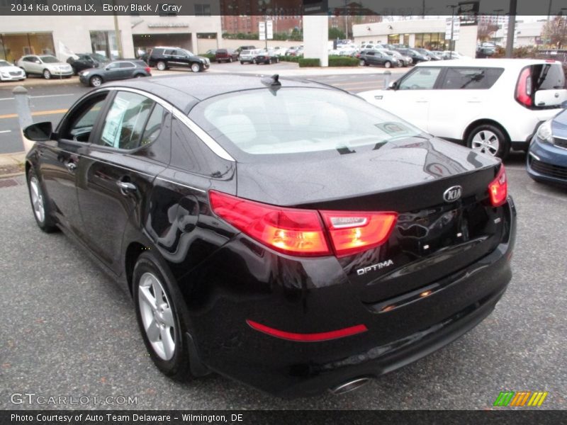 Ebony Black / Gray 2014 Kia Optima LX