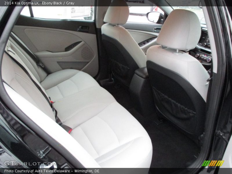 Ebony Black / Gray 2014 Kia Optima LX