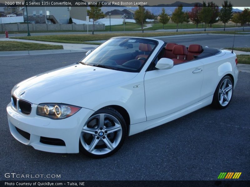 Front 3/4 View of 2010 1 Series 135i Convertible