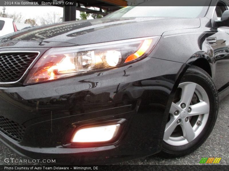 Ebony Black / Gray 2014 Kia Optima LX