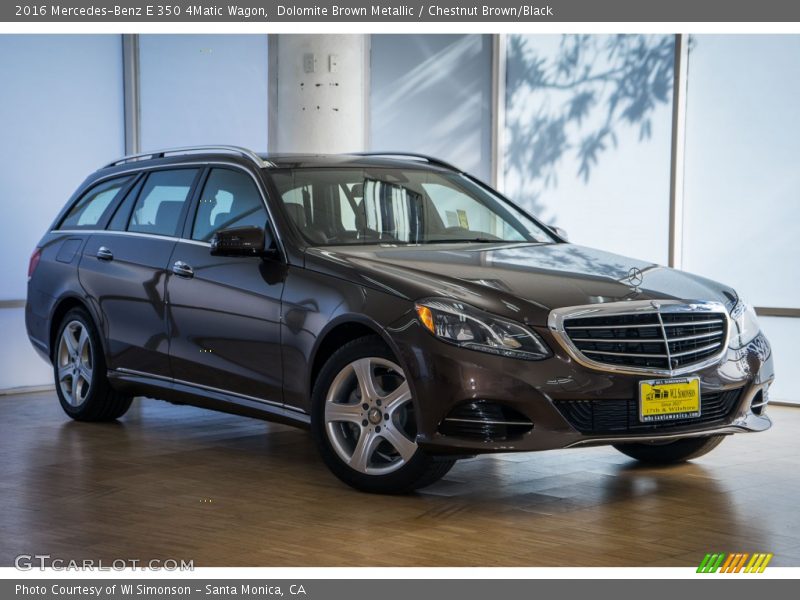 Dolomite Brown Metallic / Chestnut Brown/Black 2016 Mercedes-Benz E 350 4Matic Wagon