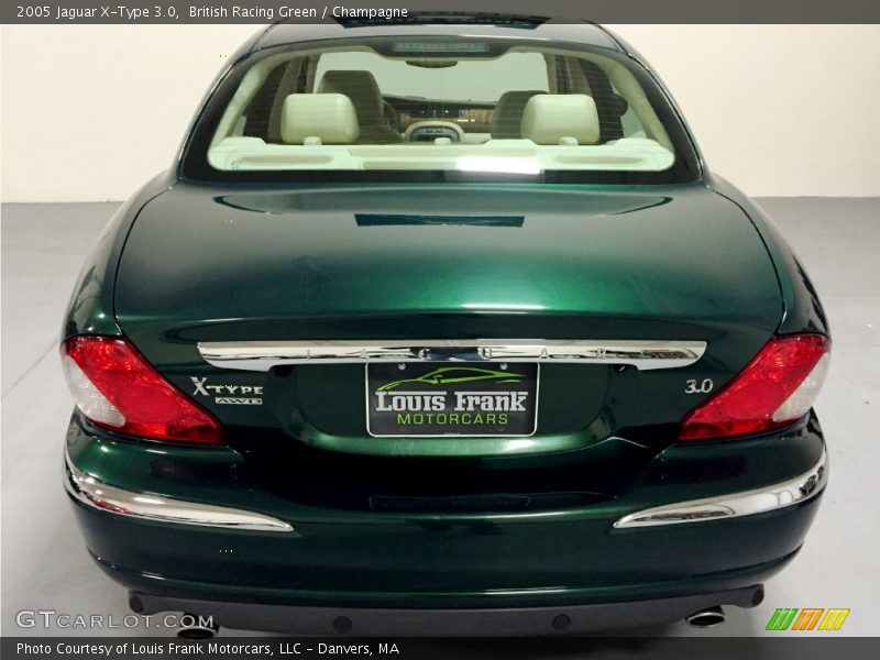 British Racing Green / Champagne 2005 Jaguar X-Type 3.0