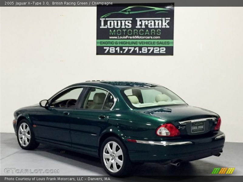 British Racing Green / Champagne 2005 Jaguar X-Type 3.0