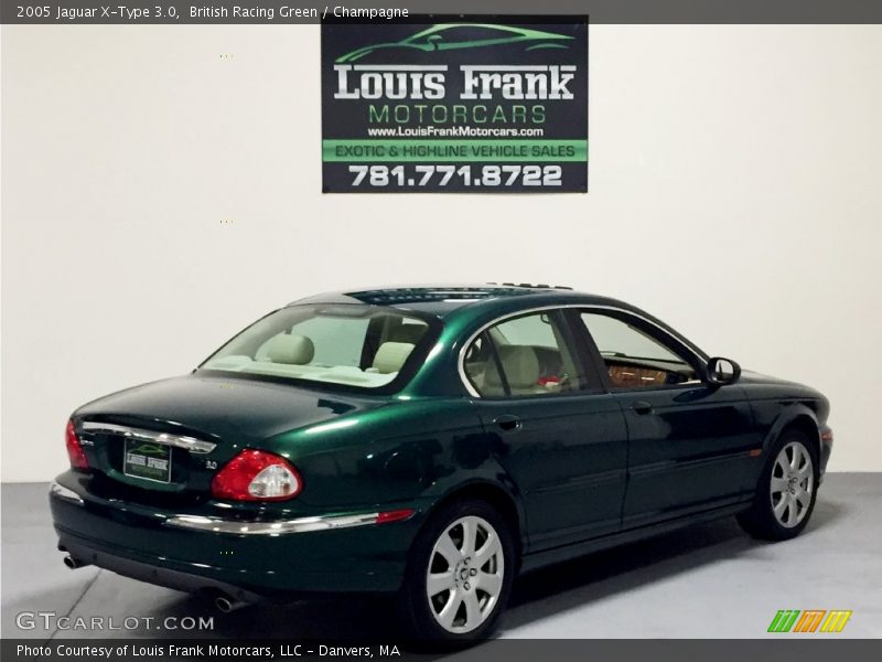 British Racing Green / Champagne 2005 Jaguar X-Type 3.0