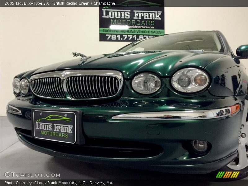 British Racing Green / Champagne 2005 Jaguar X-Type 3.0